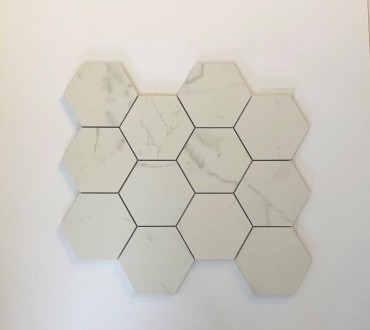 Mosaic Camp. Versilia Pure 4” Hexagon Matte